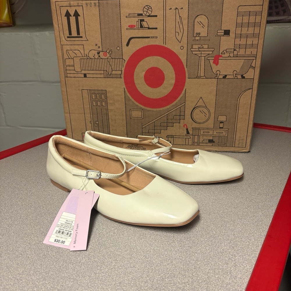Wild Fable Mary Jane Flats NWT